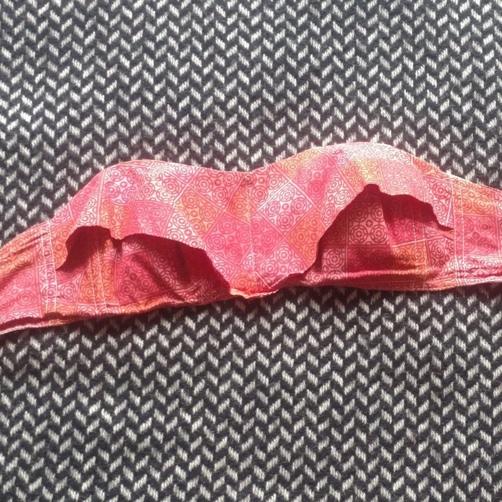 1950s 1960s Vintage Bikini Top Tiki VLV 50s 60s Hawaiian Print